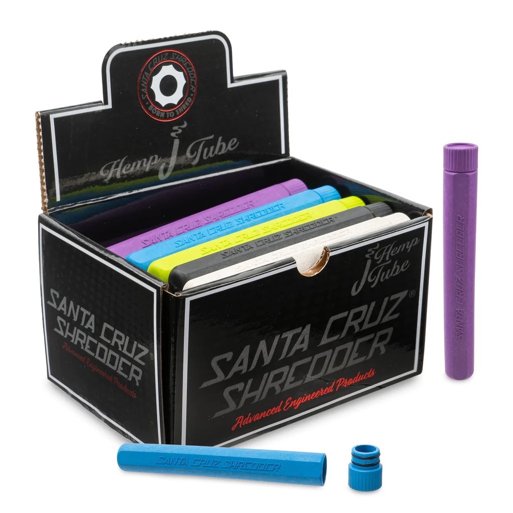 Santa Cruz Shredder J Tube – Contenitore Da Viaggio In Canapa, King Size, Leggero E Discreto (Nero)